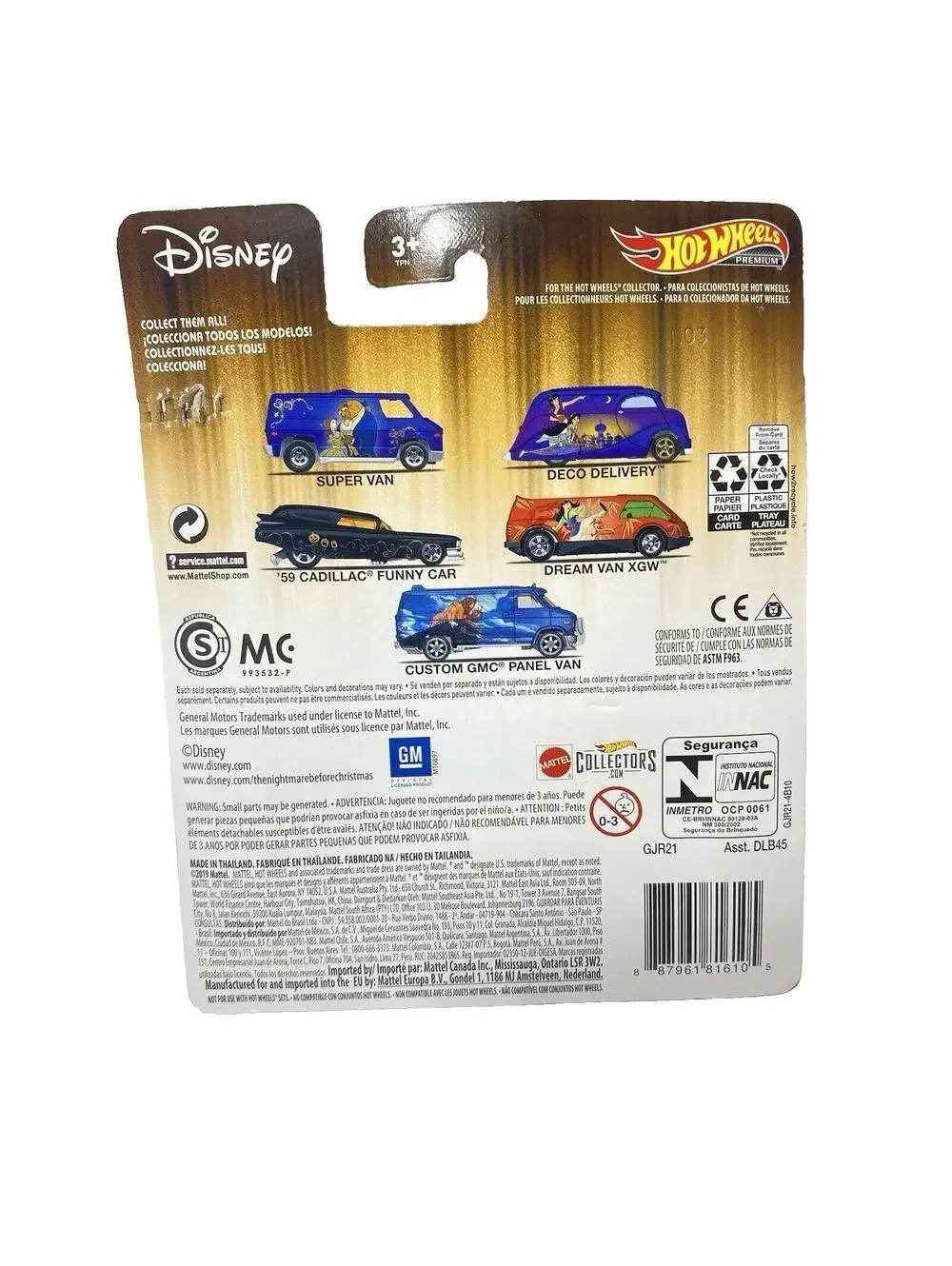 Hot Wheels Walt Disney Classics Mulan Dream Van XGW Real Riders 4/5 New*Read*